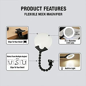 Closeout Megna Desk Flexible Neck Magnifier