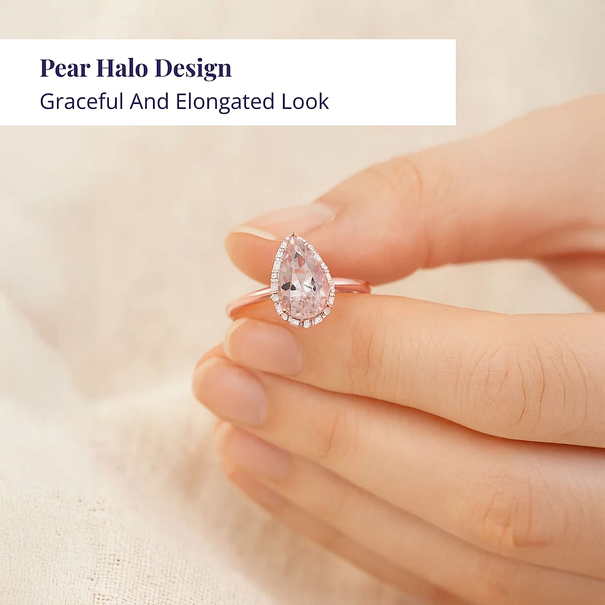 Doorbuster Certified & Appraised Luxoro Palmeiras Pink Morganite and Diamond I2 3.45 ctw Eternal Blush Ring in 10K Rose Gold (Size 9.0) image number 4