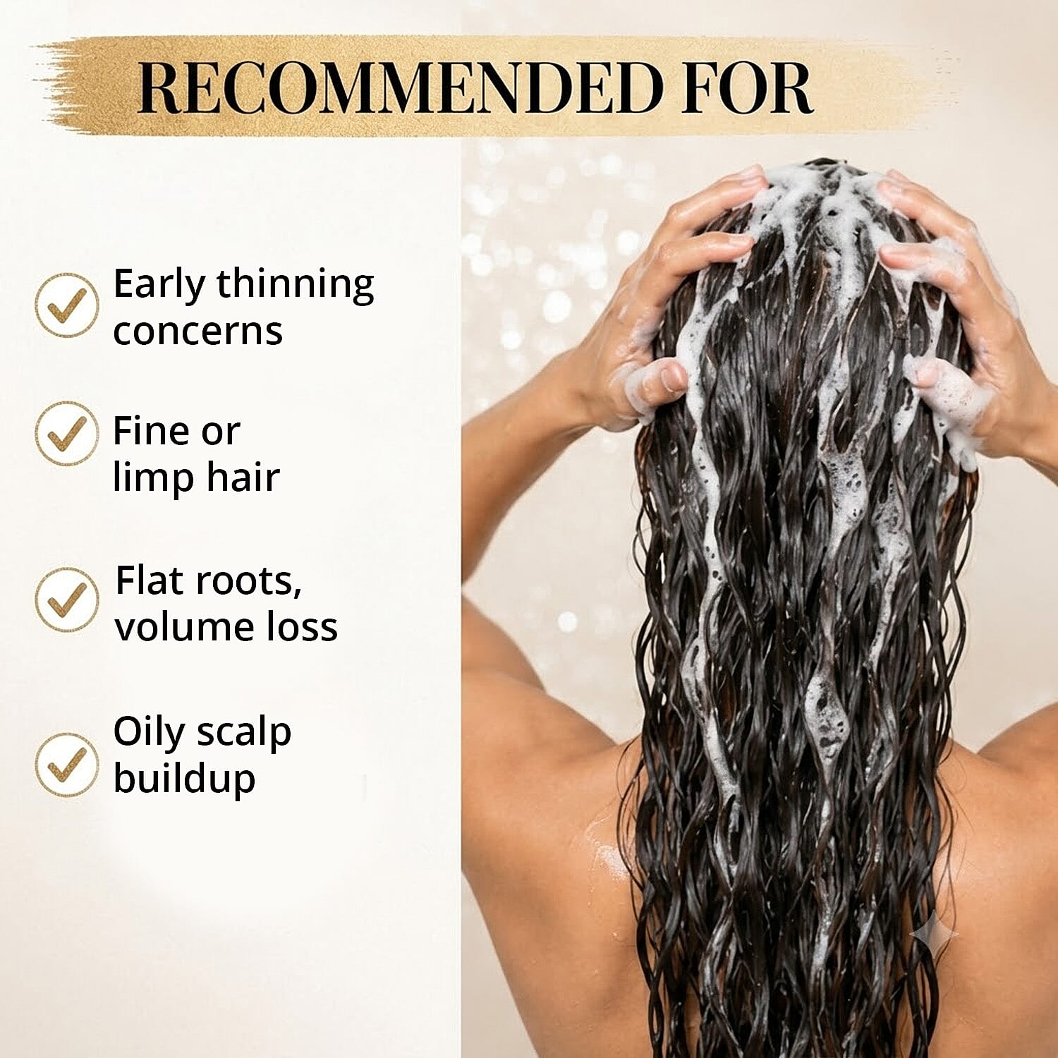 Rootonix Brown Golden Biotin Shampoo 500ml