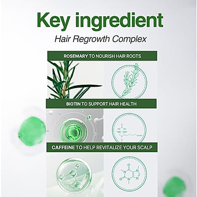 Rootonix Rosemary Scalp Tonic for Scalp Nutrition & Relief (3.38oz) Made in Korea