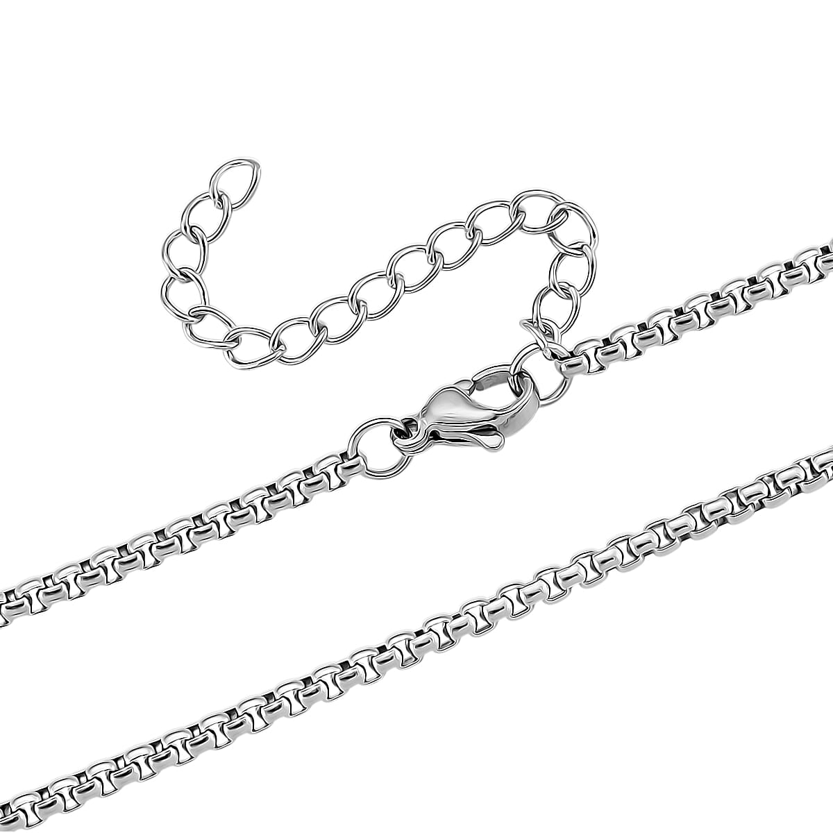 Hammered Cross Pendant Necklace in ION Plated YG and Stainless Steel 20-22 Inches image number 5