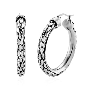 Hoop Earrings in Stainless Steel