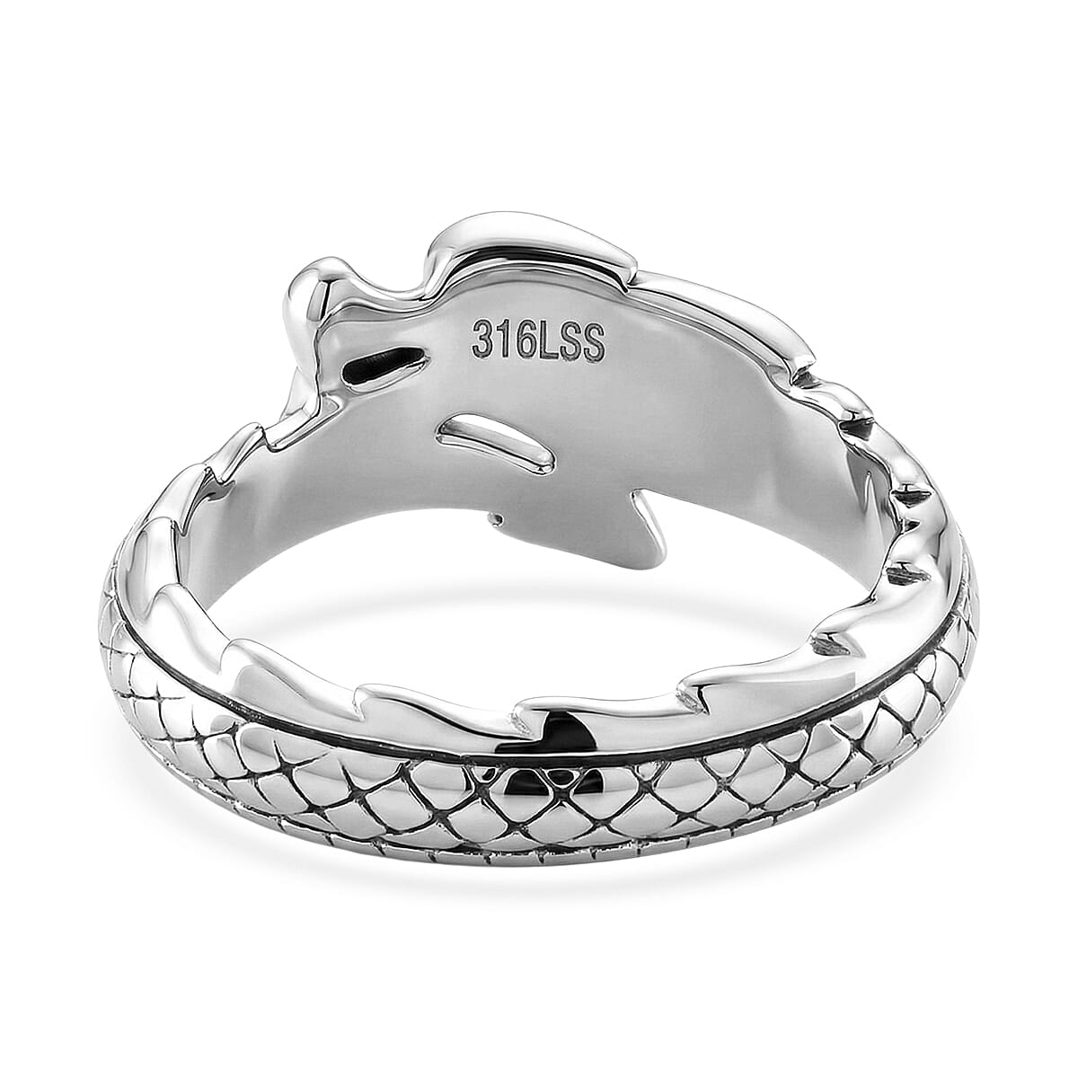Dragon Ring in Stainless Steel (Size 10.0) image number 4