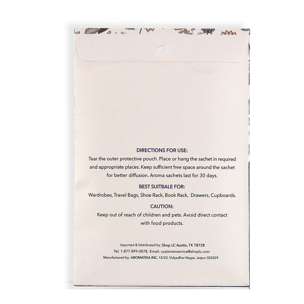 Livmore Patchouli Diffuser Reed Stick with Fragrance Sachet image number 4