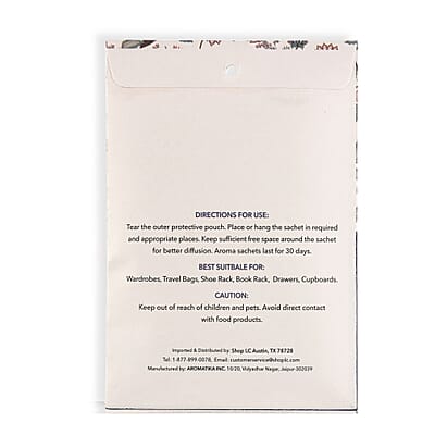 Livmore Patchouli Diffuser Reed Stick with Fragrance Sachet
