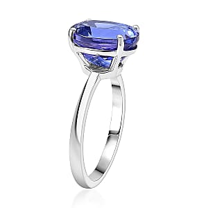 Rhapsody AAAA Tanzanite Solitaire Ring in 950 Platinum 5.00 ctw (Size 9.5)
