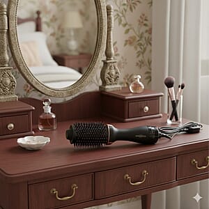 Bling Beauty Ceremaci Heating Rotary Hair Brush