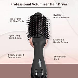 Bling Beauty Ceremaci Heating Rotary Hair Brush