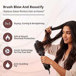 Bling Beauty Ceremaci Heating Rotary Hair Brush