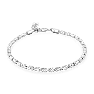 Italian Barrel Typhoon Bracelet in Black Rhodium Over Sterling Silver (7.00 In) 5.12 Grams