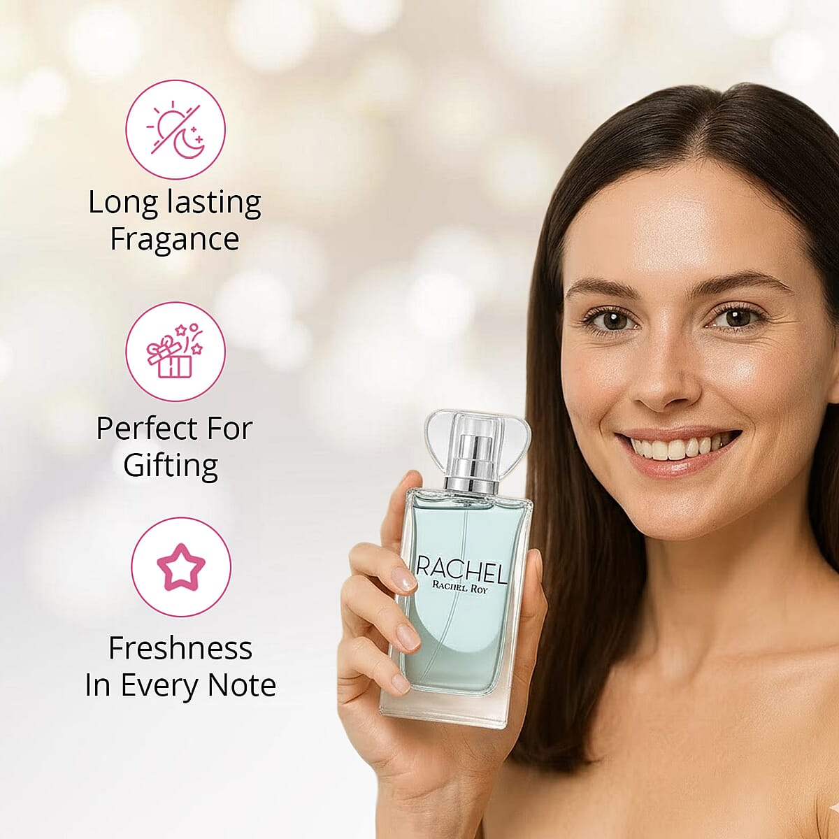 Rachel Roy Blue Crystal Eau De Parfum (3.4oz)  image number 1