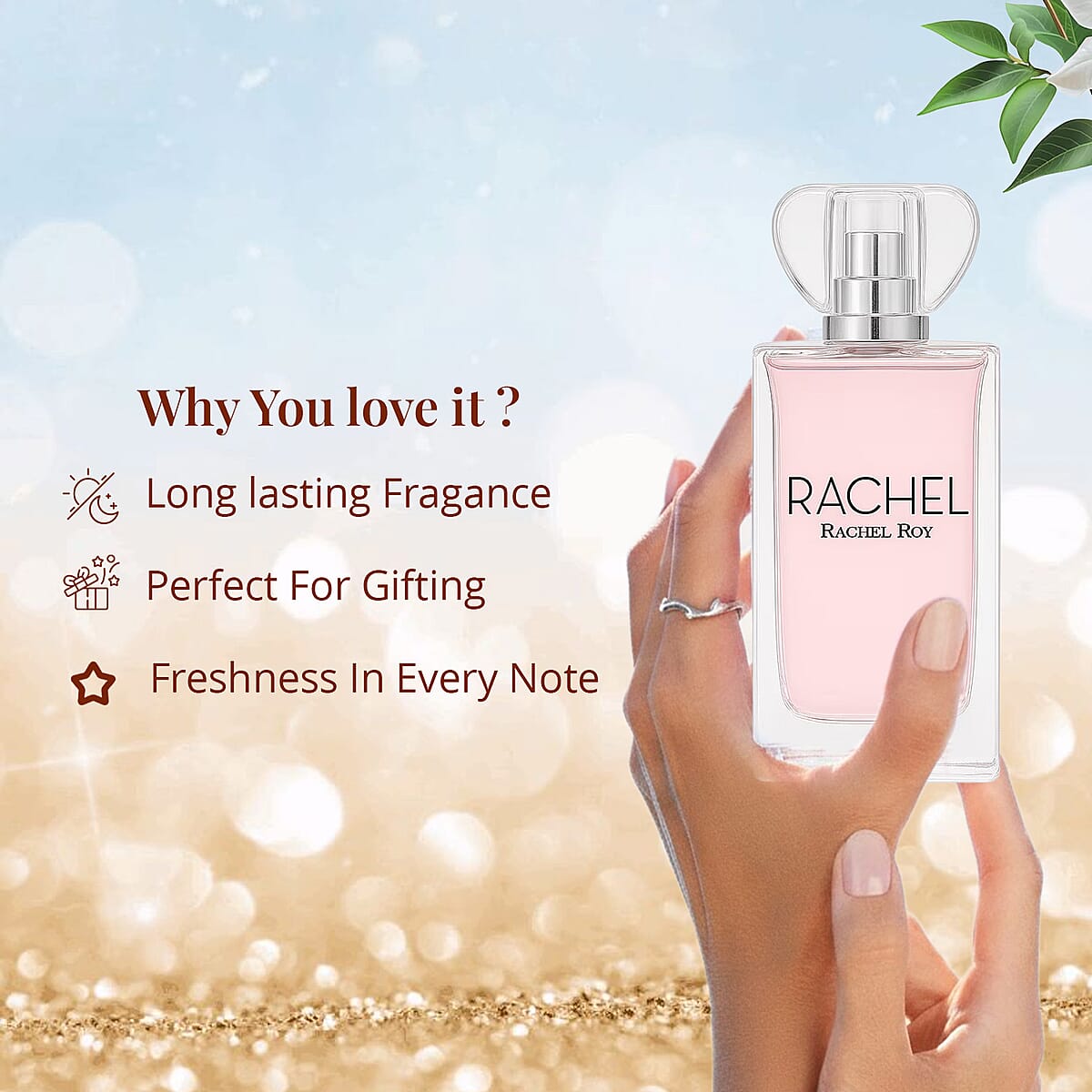 Rachel Roy Ruby Flower Eau De Parfum (3.4oz)  image number 2