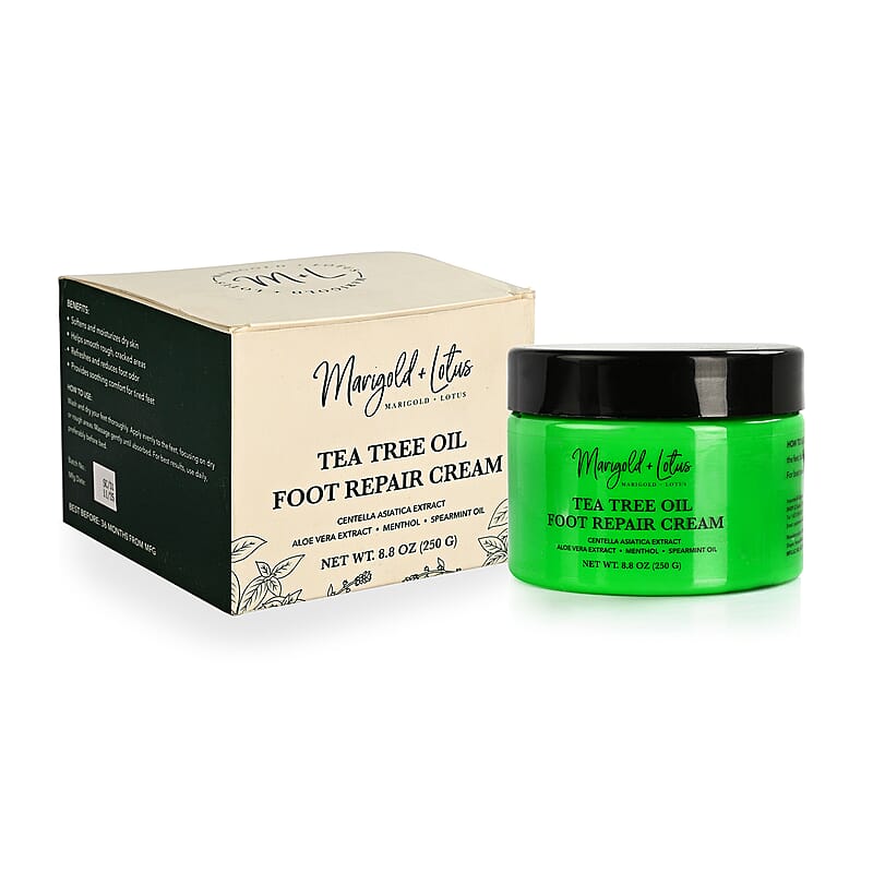 Marigold + Lotus Tea Tree Oil Foot Repair Cream 8.8oz