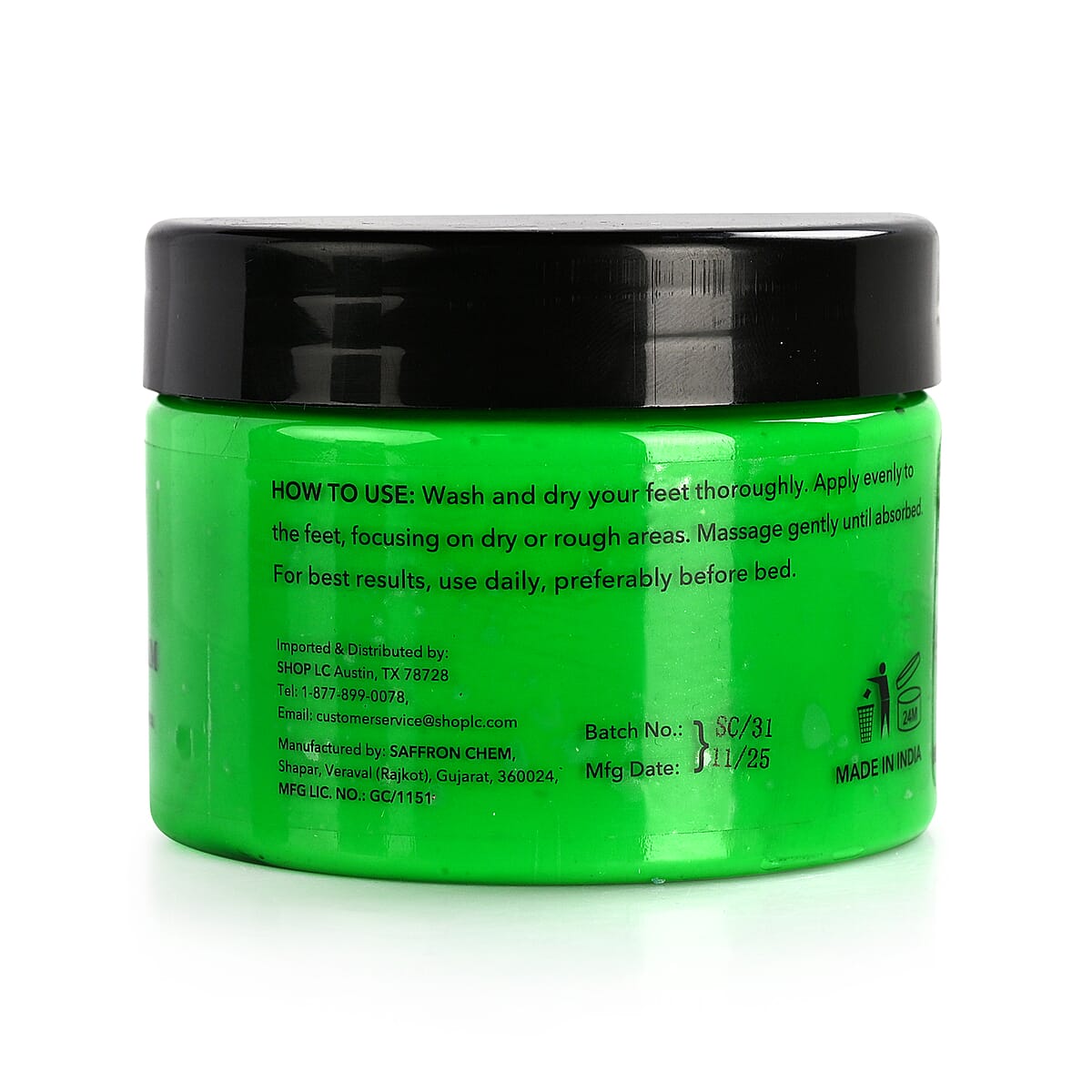 Marigold + Lotus Tea Tree Oil Foot Repair Cream 8.8oz image number 3