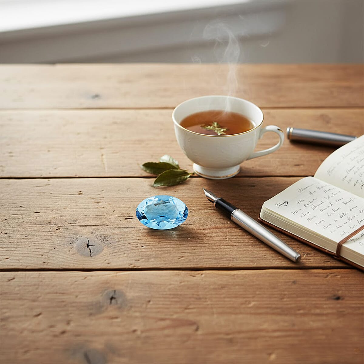 AAA Santa Maria Aquamarine (Ovl 7x5 mm) 0.70 ctw image number 1