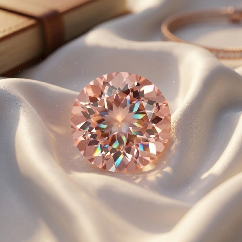 AAAA Pink Morganite (Rnd 10 mm) 3.00 ctw