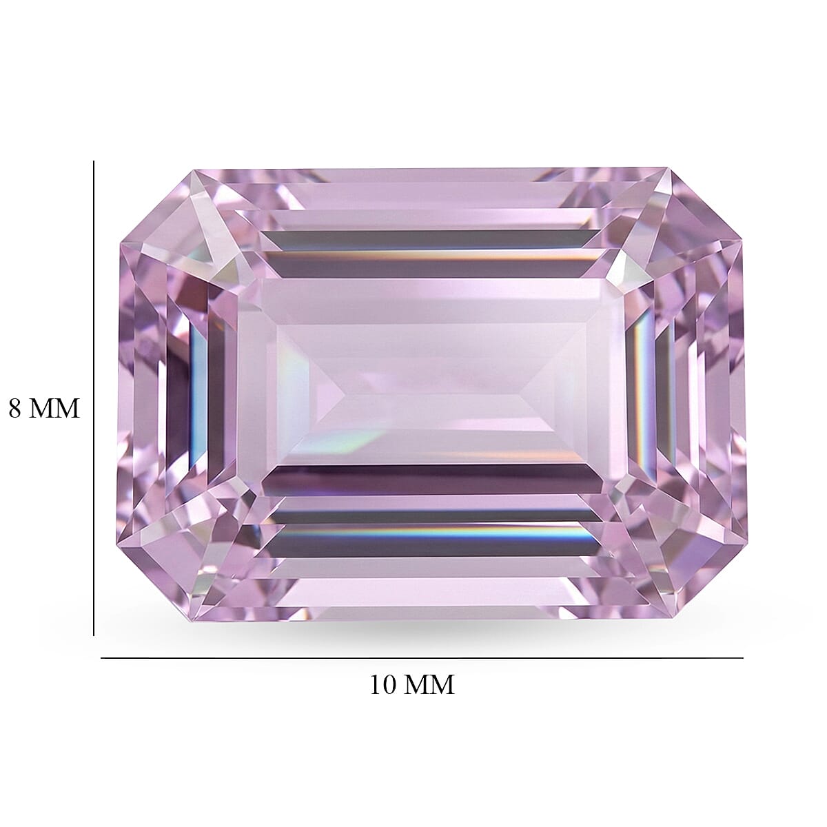 Certified and Appraised AAAA Palmeiras Pink Morganite (Oct 10x8 mm) 3.00 ctw