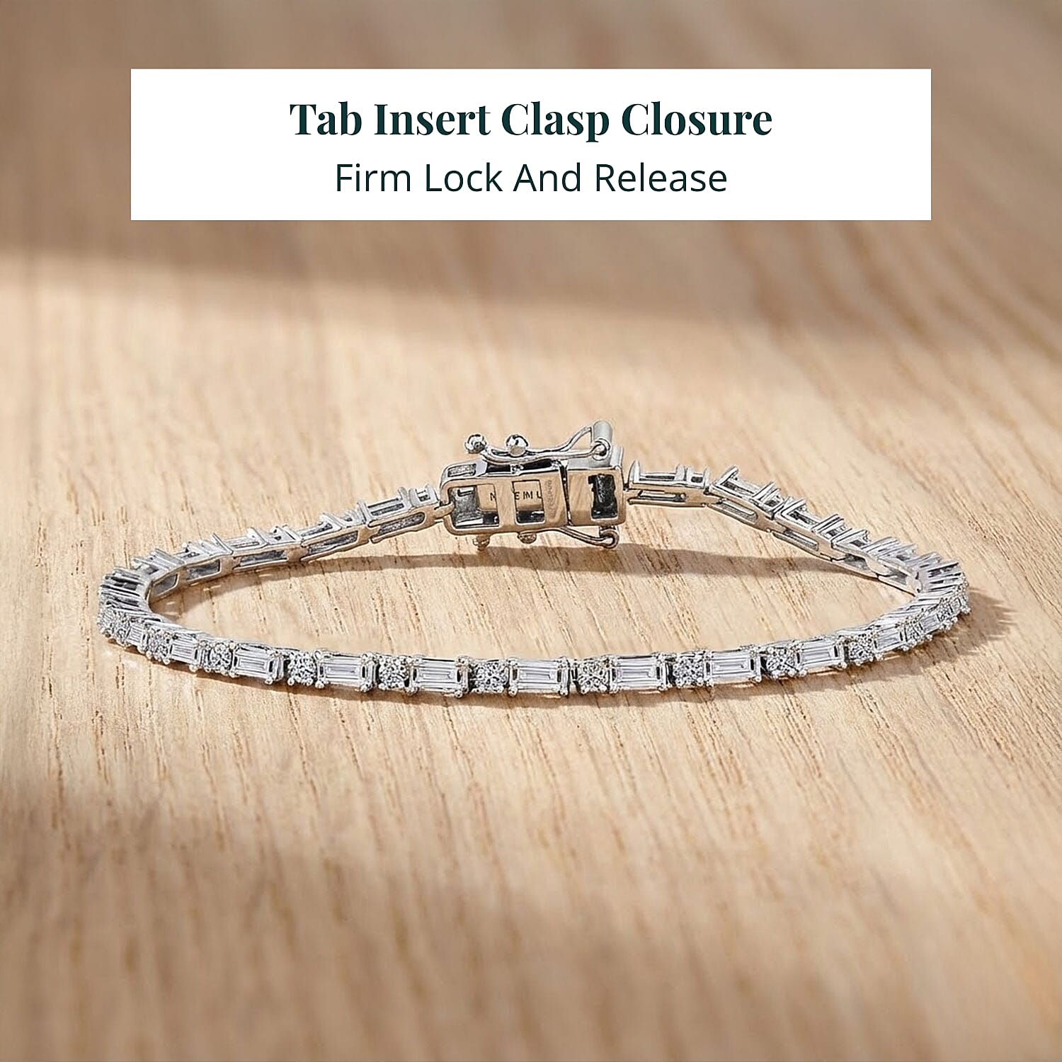 Luxuriant Lab Grown Diamond G-H SI 2.35 ctw Station Bracelet in Rhodium Over Sterling Silver (7.25 In)