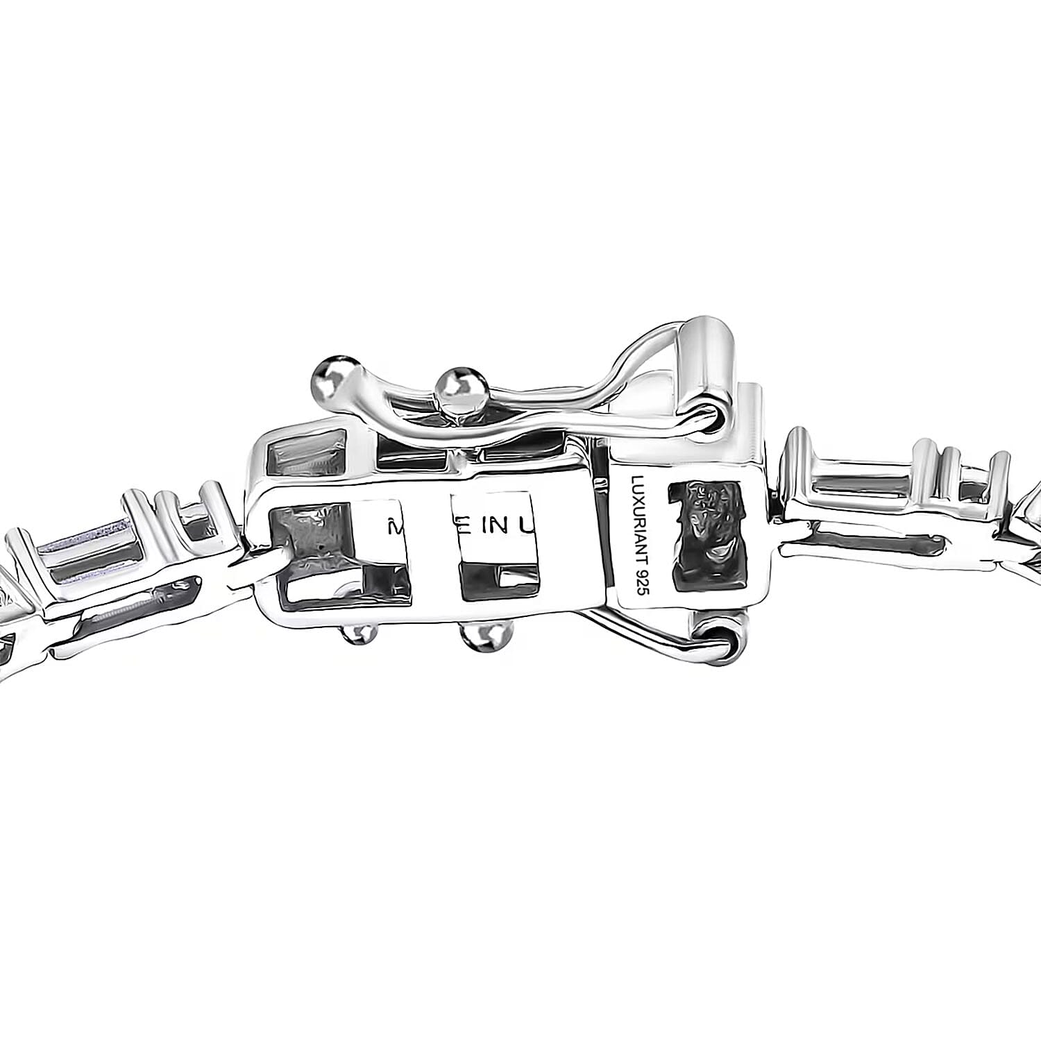 Luxuriant Lab Grown Diamond G-H SI 2.35 ctw Station Bracelet in Rhodium Over Sterling Silver (7.25 In)