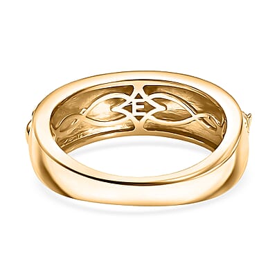 EverTrue Living Creature Ring in 18K YG Plated Bronze (Size 10.0)