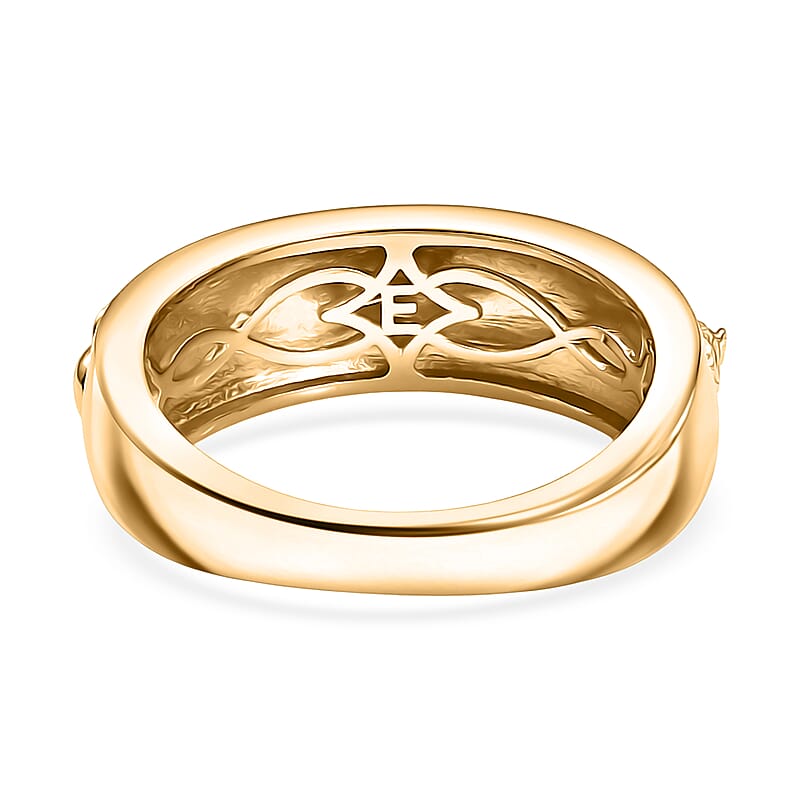EverTrue Living Creature Ring in 18K YG Plated Bronze (Size 10.0)