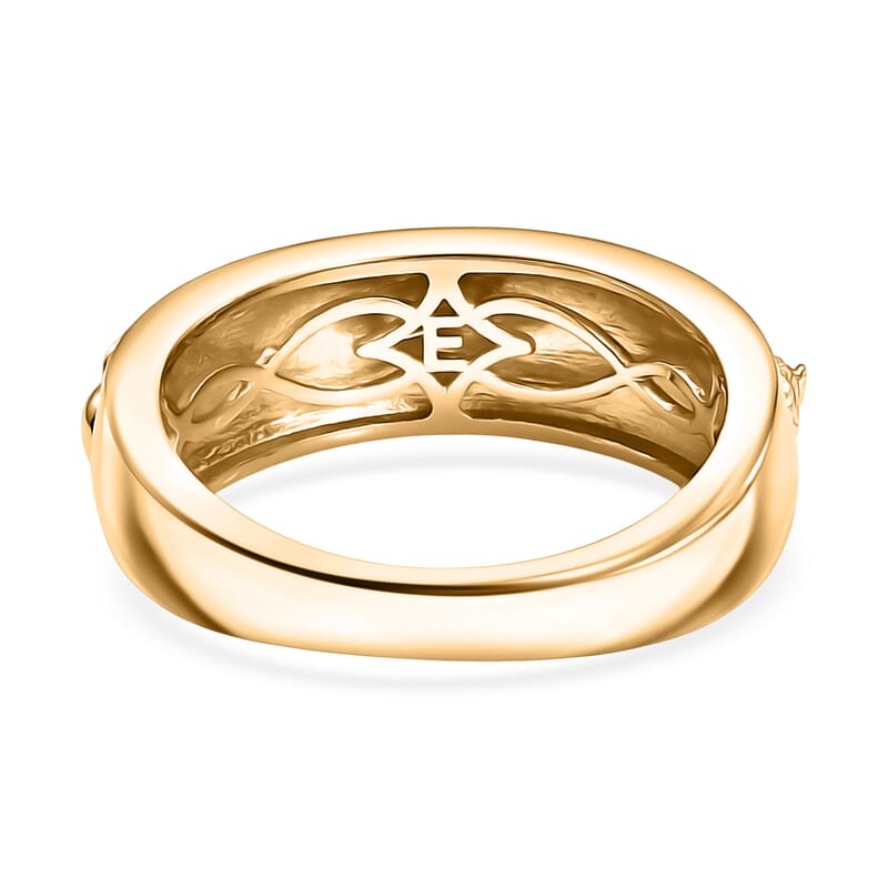 EverTrue Living Creature Ring in 18K YG Plated Bronze (Size 7.0)