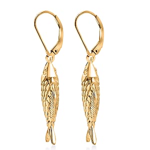 EverTrue Bronzella Collection Fish Earrings in 18K YG Plated Bronze