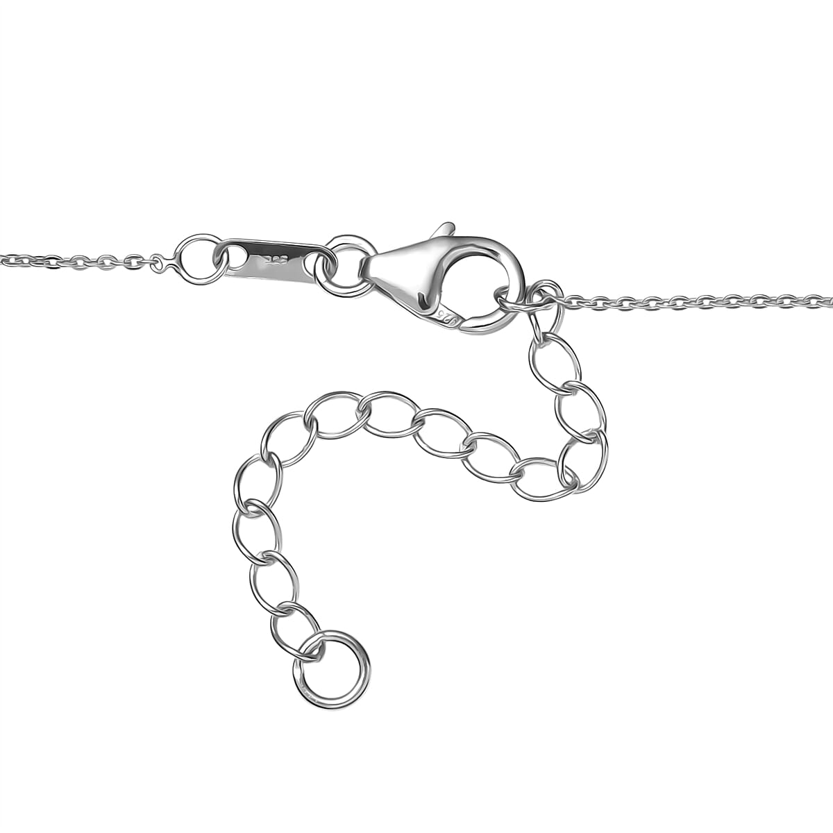 D'Joy Premium Red Citrine and Moissanite 9.65 ctw Empress Glow Necklace in 18K Vermeil YG and Rhodium Over Sterling Silver 18-20 Inches  image number 3