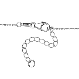 D'Joy Premium Red Citrine and Moissanite 9.65 ctw Empress Glow Necklace in 18K Vermeil YG and Rhodium Over Sterling Silver 18-20 Inches 