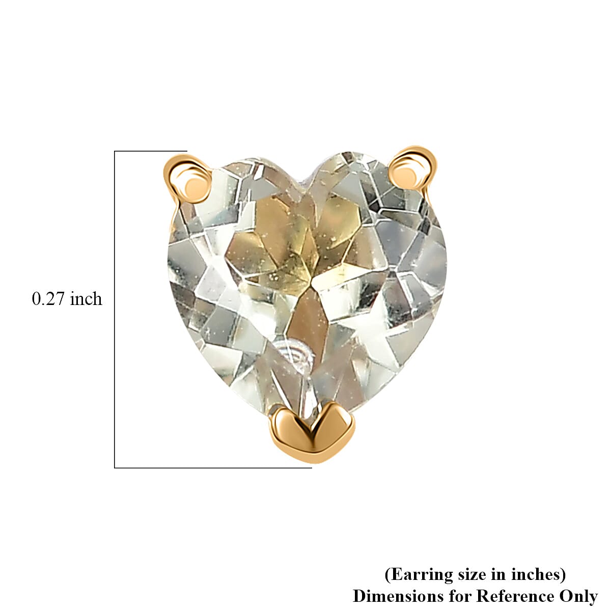 Doorbuster D'Joy AAA Turkizite 1.90 ctw Solitaire Stud Earrings in 18K Vermeil Yellow Gold Over Sterling Silver image number 4