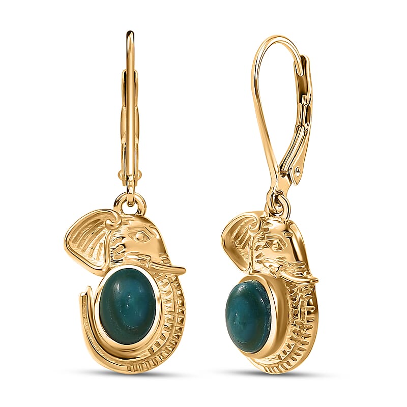EverTrue Peruvian Opalina 1.75 ctw Earrings in 18K YG Plated