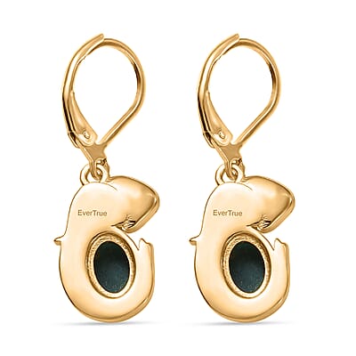 EverTrue Peruvian Opalina 1.75 ctw Earrings in 18K YG Plated
