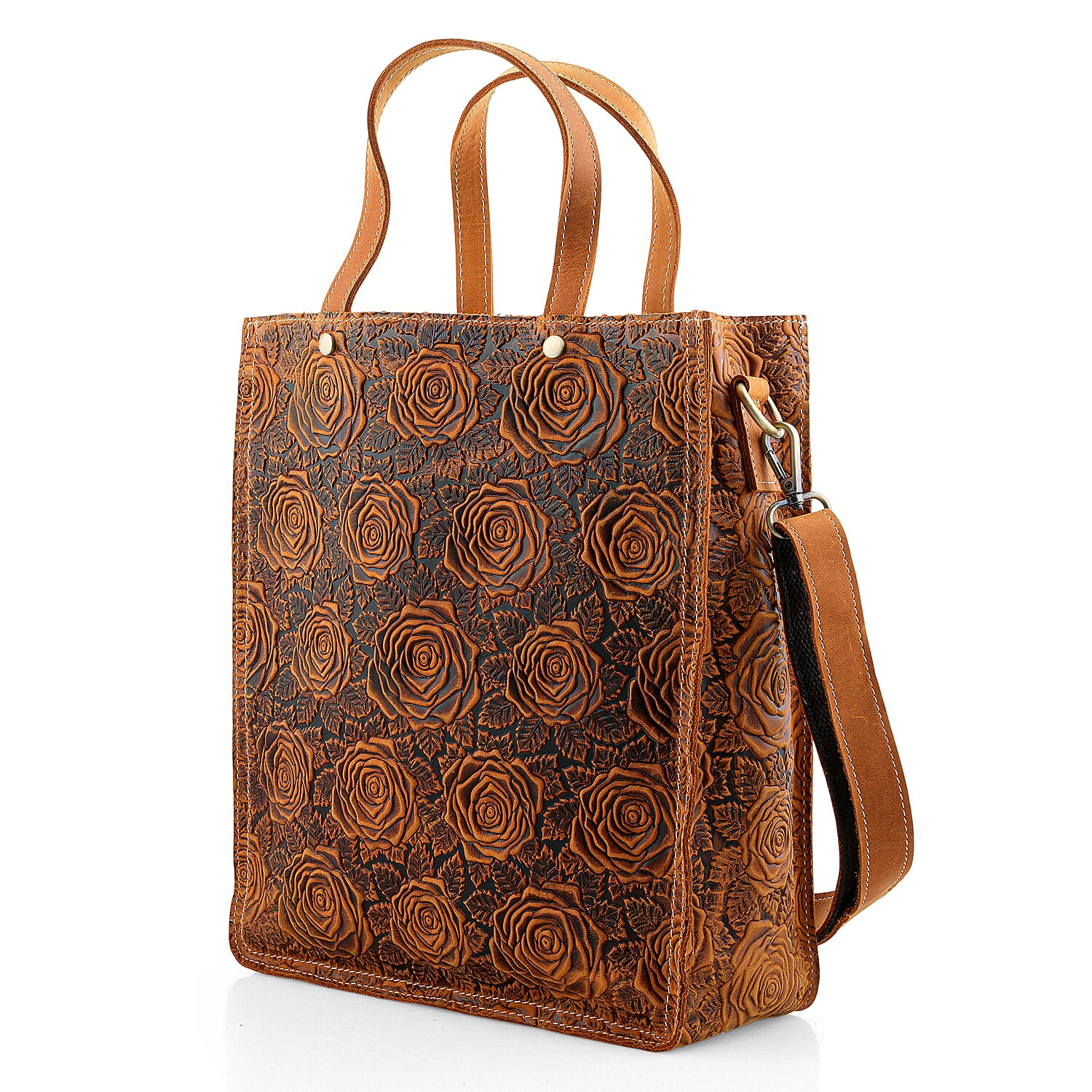 La Marey Rustic Yellow Genuine Leather Crossbody Bag with Adjustable Shoulder Strap