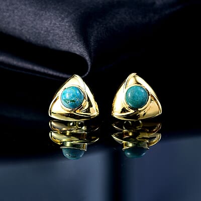 EverTrue Peruvian Opalina 2.80 ctw Earrings in 18K YG Plated