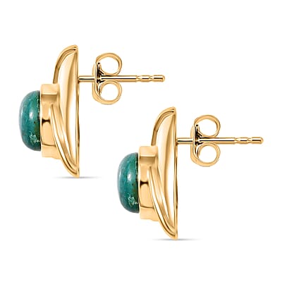 EverTrue Peruvian Opalina 2.80 ctw Earrings in 18K YG Plated