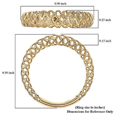 Mirage Collection Ring in 10K Yellow Gold 1.50 Grams (Size 11.0)