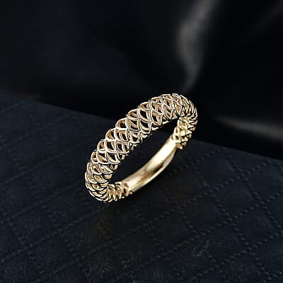 Mirage Collection Ring in 10K Yellow Gold 1.50 Grams (Size 12.0)