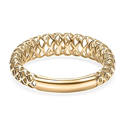 Mirage Collection Ring in 10K Yellow Gold 1.50 Grams (Size 8.0)