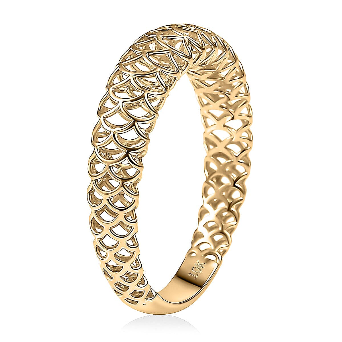 Mirage Collection Ring in 10K Yellow Gold 1.50 Grams (Size 9.5) image number 3