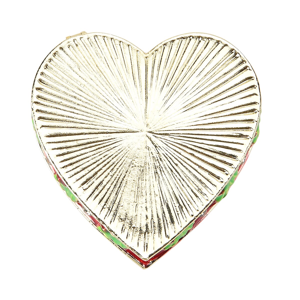 Valentine&rsquo;s Special Livmore Red Hearted Design Trinket Box image number 2