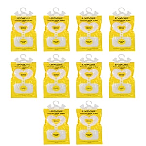 Livmore Set of 10pcs Hanging Dehumidifier Bag - Lemon Fragrance