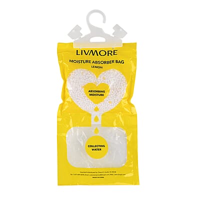 Livmore Set of 10pcs Hanging Dehumidifier Bag - Lemon Fragrance