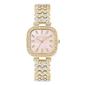 Closeout Jessica Carlyle Square Watch in Goldtone