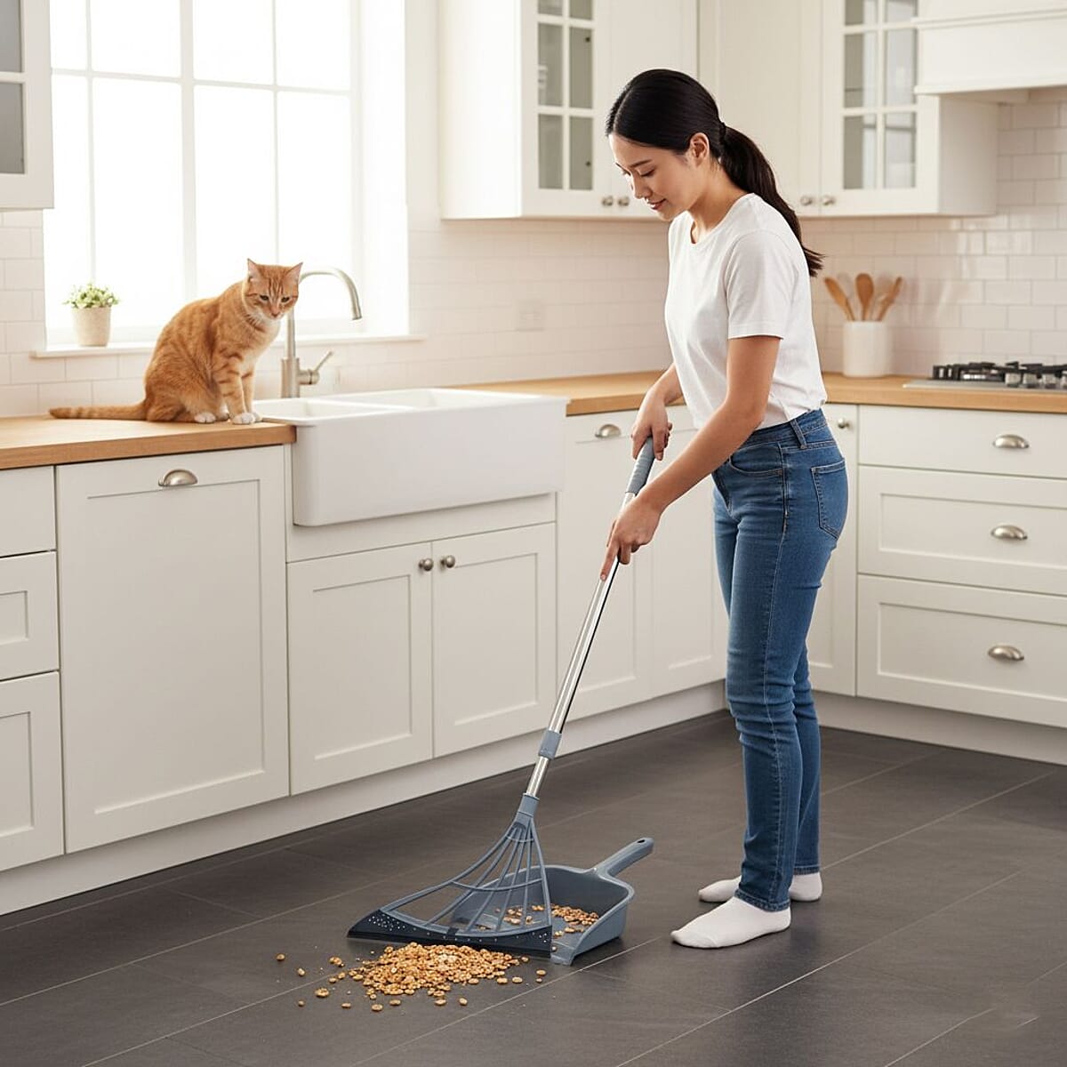 Multifunctional Magic Broom -Gray image number 1