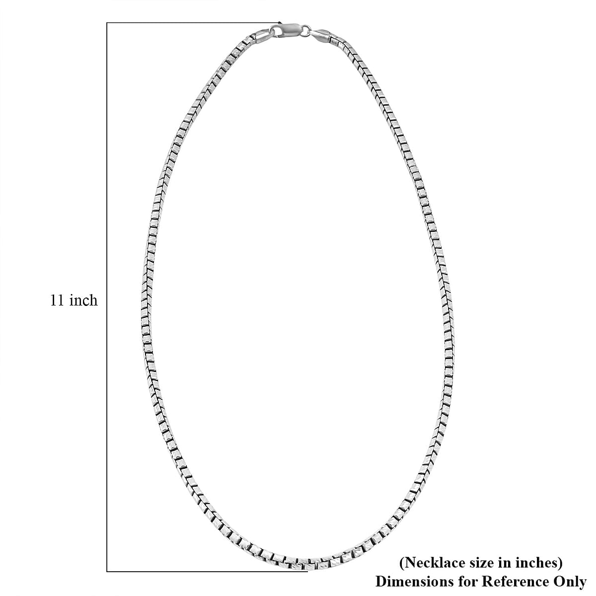 Italian Rhodium Over Sterling Silver 3.9mm Chain Necklace 24 Inches 45.5 Grams image number 6