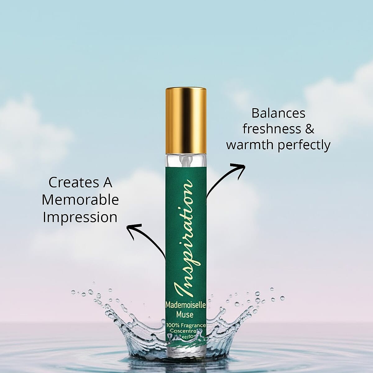 The Lab Direct Inspiration 100% Fragrance Concentrate- Mademoiselle Muse (.3oz) image number 2