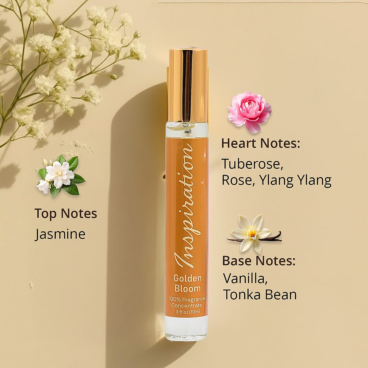 The Lab Direct Inspiration 100% Fragrance Concentrate- Golden Bloom (.3oz) (Ships in 5-7 Days) image number 3