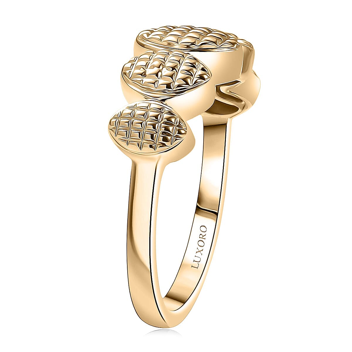 Luxoro Weaving Pattern Ring in 10K Yellow Gold (Size 10.0) 3.70 Grams image number 3