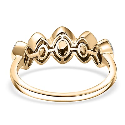 Luxoro 10K Yellow Gold Weaving Pattern Ring 3.70 Grams (Size 9.0)