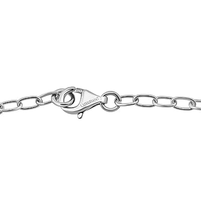  Luxuriant Lab Grown Diamond G-H SI 0.50 ctw Bracelet in Rhodium Over Sterling Silver (6.50 In)